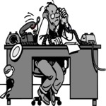 Businessman Sweating