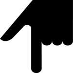 Finger Pointing 102 Clip Art