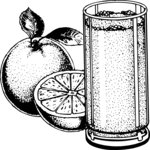 Juice - Orange 01 Clip Art