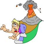 Volcano Erupting Clip Art