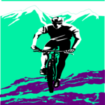 Mountain Biking 08 Clip Art