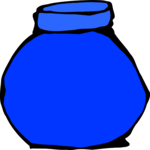 Jar & Cap Offbeat Clip Art