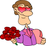 Man in Love 2 Clip Art