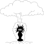 Lightning Struck 2 Clip Art