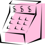 Cash Register 9 Clip Art