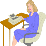 Woman at Desk 2