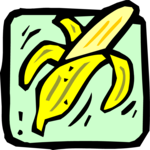 Banana - Peeled 3 Clip Art