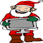 Santa with Monitor