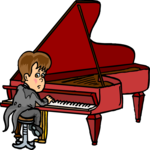 Pianist 18 Clip Art