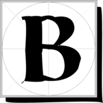 Tile B Clip Art