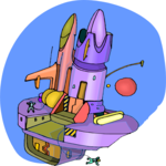 Space Station 5 Clip Art