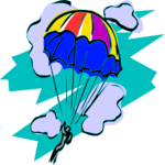 Sky Diving 18 Clip Art