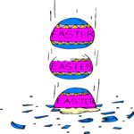 Egg Crashing Clip Art