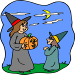 Trick or Treating 13 Clip Art