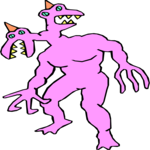 Mutant Creature 165 Clip Art