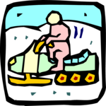 Snowmobile 06 Clip Art