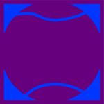 Tennis - Ball Background 2 Clip Art