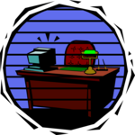 Desk 07 (2) Clip Art