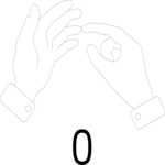 Sign Language O