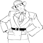 Businesswoman 02 Clip Art