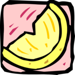 Lemon Wedge 3 Clip Art