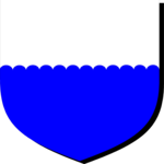 Per Fess - Engrailed