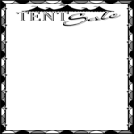 Tent Sale Frame Clip Art