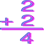Math - Addition 6 Clip Art