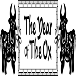 Year of the Ox 1 Clip Art