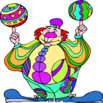 Clown with Balls 3