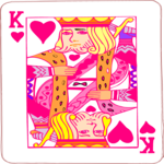 King of Hearts 3 Clip Art