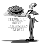 Serving Up Treats Clip Art