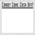 Candy Cane Cash Off Frame