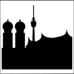Munich Silhouette Clip Art