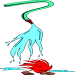 Hose & Flame Cartoon