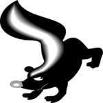 Skunk 5 Clip Art