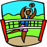 Volleyball 54 Clip Art