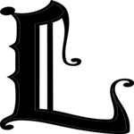 Gothic L Clip Art