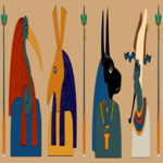Hieroglyphics Border 1 Clip Art