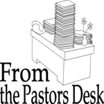 From the Pastor's Desk Clip Art