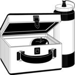 Lunch Box & Thermos 1 Clip Art