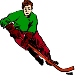 Ice Hockey 1 Clip Art