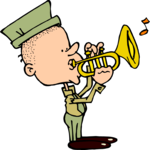 Bugler 3 Clip Art