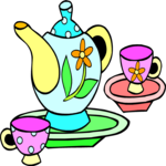 Teapot & Cups