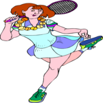 Tennis 092 Clip Art