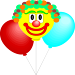 Clown Balloon Clip Art