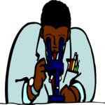 Lab Technician 5 Clip Art