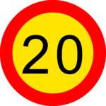 Speed 020 km 2 Clip Art