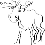 Moose 1 Clip Art