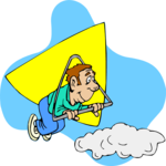 Hang Gliding 19 Clip Art